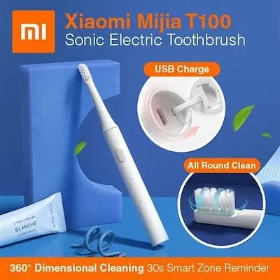 Picture of Xioami Mi T100 Sonic Electric Toothbrush Rechargeable (Blue)