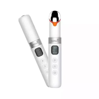 Picture of Xiaomi WellSkins Warm Colored Light Massage Beautiful Eye Instrument Heated Eye Care 3 Gears Vibration Massager (White)