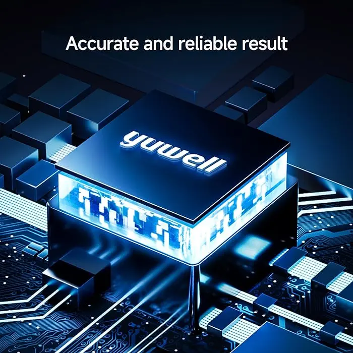 Picture of Yuwell accusure 710 Blood Glucose Meter Test Medical Blood Sugar Meter Glucometer Diabetes Detection Lifetime Warranty By Honestime. (White)