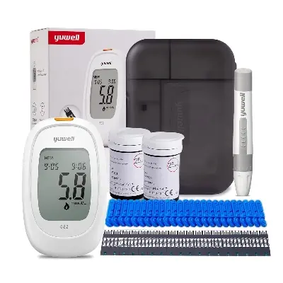 Picture of Accusure Yuwell 582 Blood Glucose Meter 5 Years Warranty By Honestime. (CLEAR)