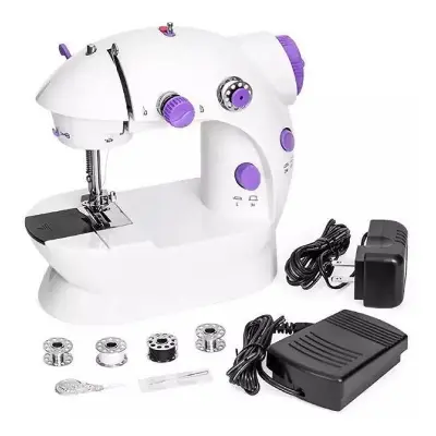 Picture of Dual Speed Portable Mini Electric Pedal Sewing Machine