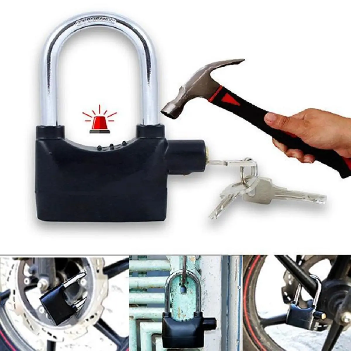 Picture of Security Alarm Lock - Black