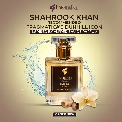 Picture of Dunhill Icon - Alfred for men by Fregmetica inspired by Alfred Dunhill!Neroli, Bergamot, Black Pepper and Petitgrain; middle notes are Black Pepper, Lavender, Cardamom, Juniper Berries and Sage; base notes are Vetiver, Oakmoss, iris, Agarwood (Oud) (15ml)