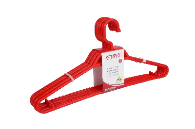 Picture of Stylish Shirt Hanger 06 Pcs Set - Red