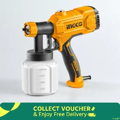 Picture of Electric Spray Paint Gun Machine Ingco 450W Industrial SPG3508 - Yellow