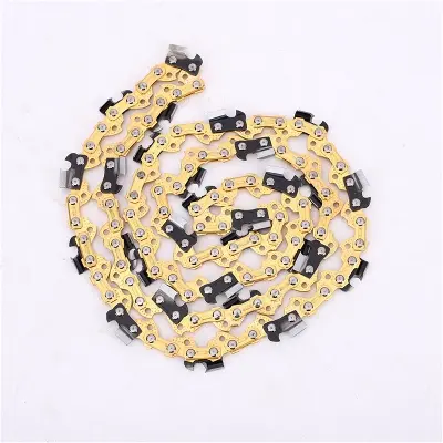 Picture of 20 Inch Electric Chain Saw Chain Yellow Gold Steel - Gold
