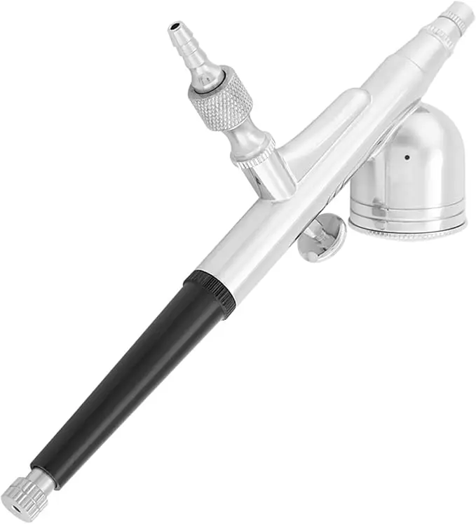Picture of 0.3MM Mini Airbrush Compressor Kit Spray Gun Dual Action Air Brush Paint Model Auarita Brand - White
