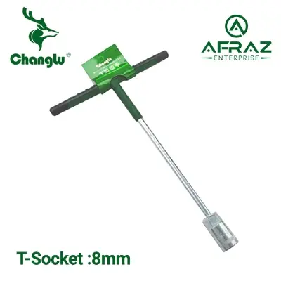 Picture of T - Handle Socket Wrench Plastic 8mm - White