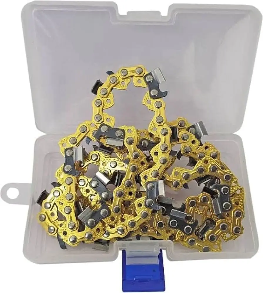 Picture of 18 Inch-325-72 Gasoline Chain Saw Chain Yellow Gold Great Wall - Gold