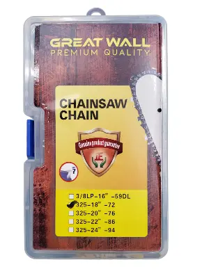 Picture of 20 Inch-325-86 Gasoline Chain Saw Chain Yellow Gold