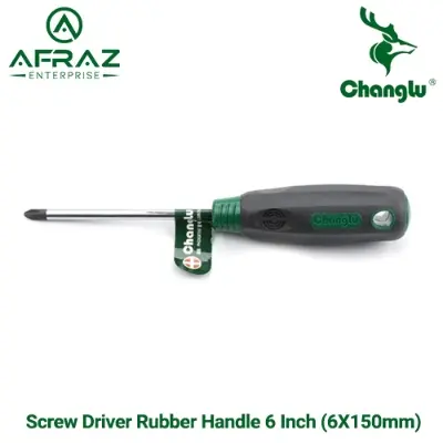 Picture of Screw Driver Color Bar Handle Star Type 6 Inch (6 -150 mm) - Green