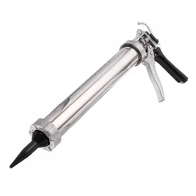 Picture of HAND CAULKING GUN/Aluminium Silicon Gun Size (480 x 65 x 190mm) - White