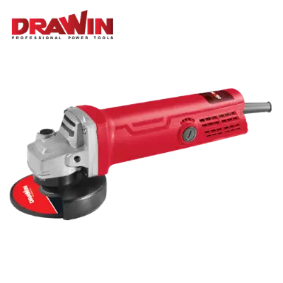 Picture of Angle Grinder 4 Inch DRAWIN With Cutting Disc, Flap Disc 2Pcs Free Item - Red