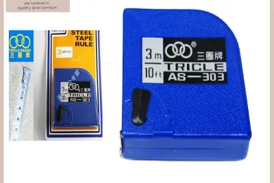 Picture of TRICLE Measurement Tape 3M 10 feet / high quality tricle steel tape 3 M/ Measuring Tape 03 - Blue