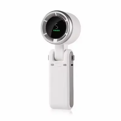 Picture of Portable Handheld Turbo Fan, 5 Gear Wind, Battery Operated, Up to 12 Working Hours, Hand Fan with Air Turbo Tech