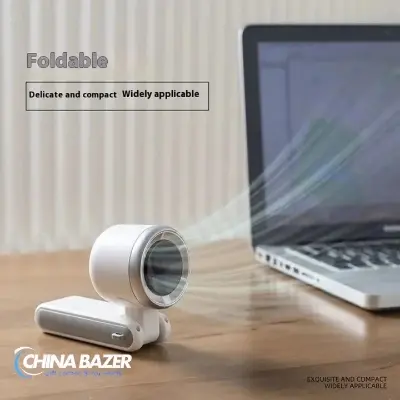 Picture of Portable Handheld Turbo Fan, 5 Gear Wind, Battery Operated, Up to 12 Working Hours, Hand Fan with Air Turbo Tech