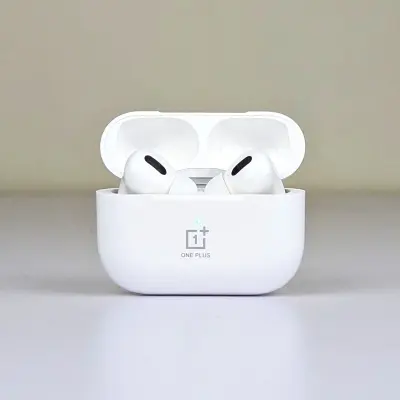 Picture of One Plus AirRO3 Wireless Bluetooth Earbuds - white