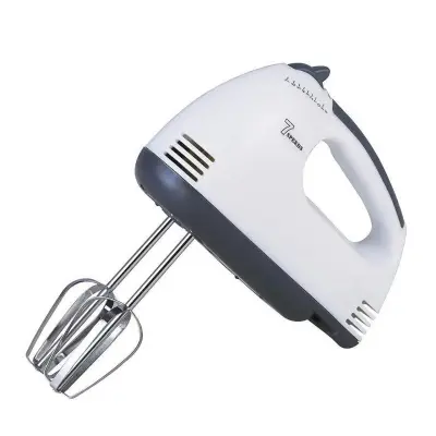 Picture of Hand Mixer with Chrome Accessories | MNK SHOP (White)