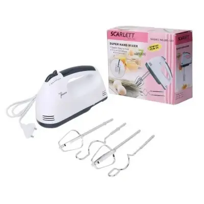 Picture of SCARLETT HE-133 Mixer for Baking & Cooking | MNK SHOP (White)
