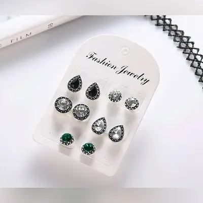 Picture of 5 Pairs Retro Bohemia Style Stud Earring Set for women Fashion