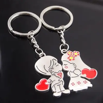 Picture of Korean Keychain Creative Doll Keychain Valentine's Day Street Promotional Gift Small Gift Key Chain