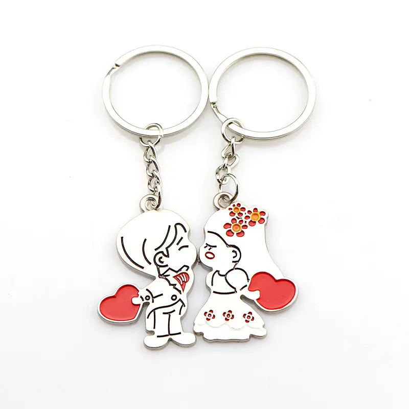 Picture of Korean Keychain Creative Doll Keychain Valentine's Day Street Promotional Gift Small Gift Key Chain