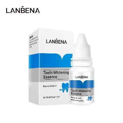 Picture of LANBENA tooth cleanser with 10 cotton swabs- Clean teeth 25ml