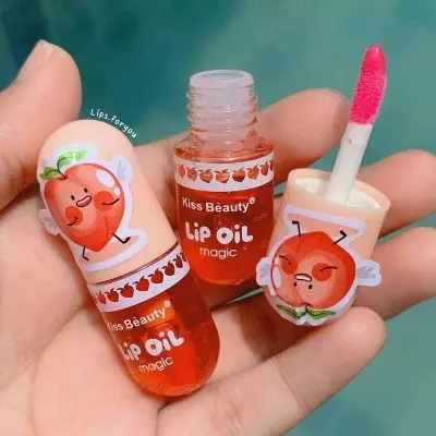 Picture of Kiss Beauty Spot Glaze Peach Glaze New Color-Changing Oil For Lips - Lip Gloss