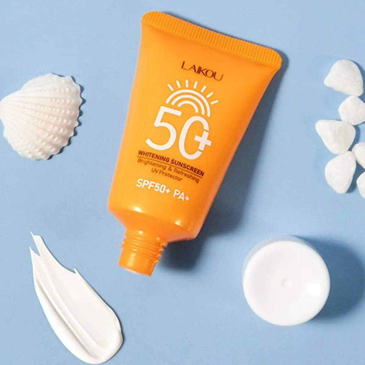 Picture of LAIKOU Brightening Sunscreen Waterproof Sunblock Cream UV Protection SPF50+ - 30g