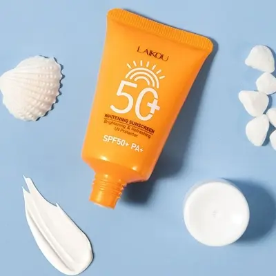 Picture of LAIKOU Brightening Sunscreen Waterproof Sunblock Cream UV Protection SPF50+ - 30g