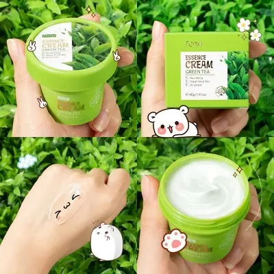Picture of Fenyi Nourish Repair Acne Skin & Oil  Control GreenTea Essence Cream- 40g