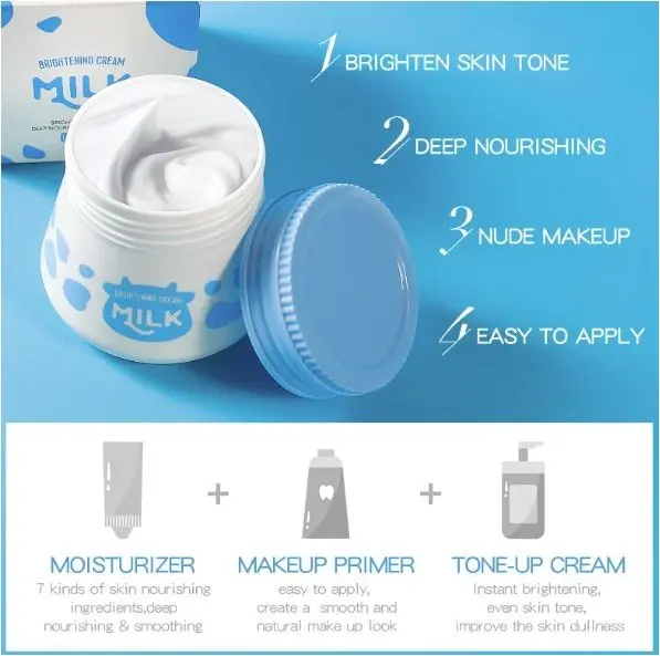 Picture of LAIKOU Milk Brightening & Moisturizing Face Cream- 55g