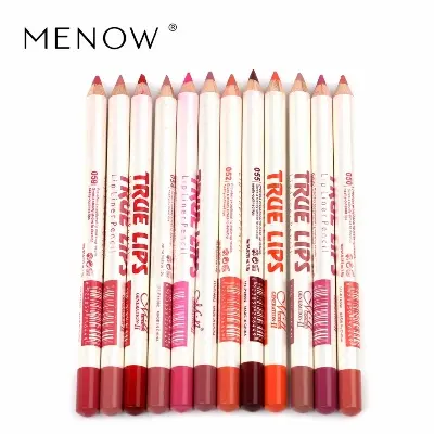 Picture of Menow  12Colors/Set Waterproof Lip liner Pencil Women's Professional Long Lasting Lip Liner- 0.75gX12 Pcs