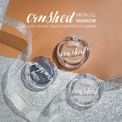 Picture of Menow E425 Cosmetic Eyes Makeup Single Metallic Eyeshadow Palette Eye Shadow eyeshadow palette