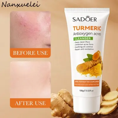 Picture of SADOER Turmeric Antioxygen Acnes & pore cleaner Deep Cleansing Face Cleanser- 100g