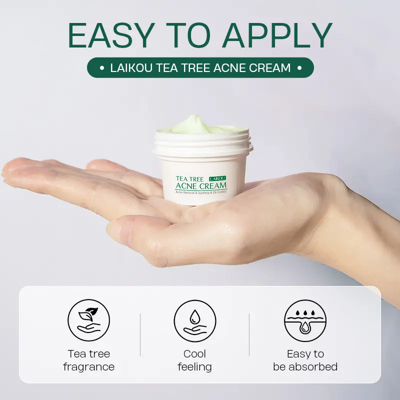 Picture of LAIKOU Tea Tree Acne Removal & Soothing Oil  Control Cream- 20g