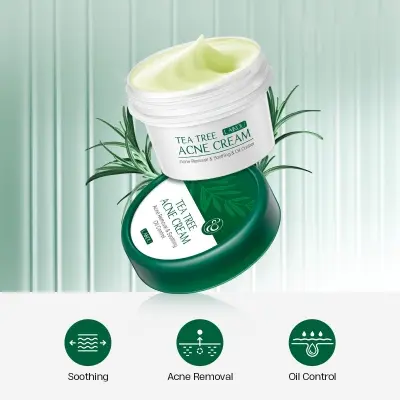 Picture of LAIKOU Tea Tree Acne Removal & Soothing Oil  Control Cream- 20g