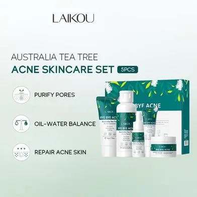 Picture of LAIKOU Bye Bye Acne Australia Tea Tree Acne Skin care Set- 5pcs/Set