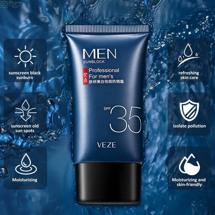 Picture of VEZE SPF35 Professional Men Whitening Anti-Freckle Sun Block- 40g