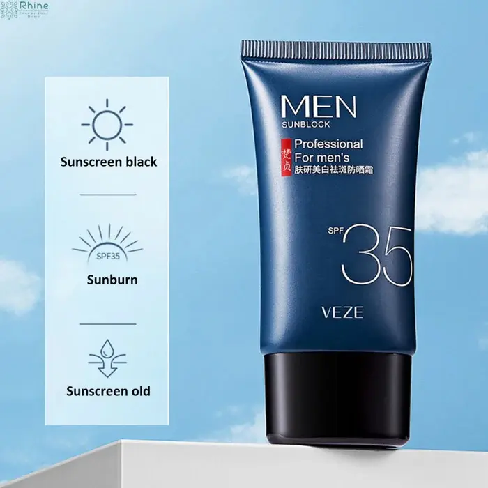 Picture of VEZE SPF35 Professional Men Whitening Anti-Freckle Sun Block- 40g