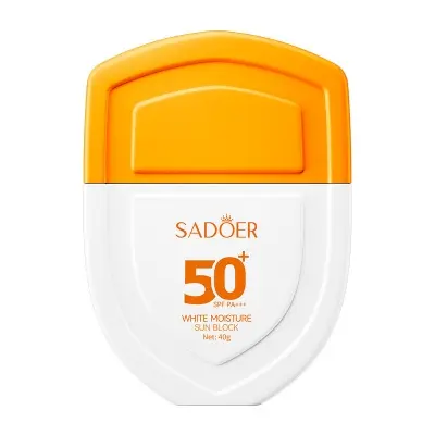 Picture of SADOER 50 SPF PA+++ UV Protected Whitening Moisturizing Sun Block- 40g