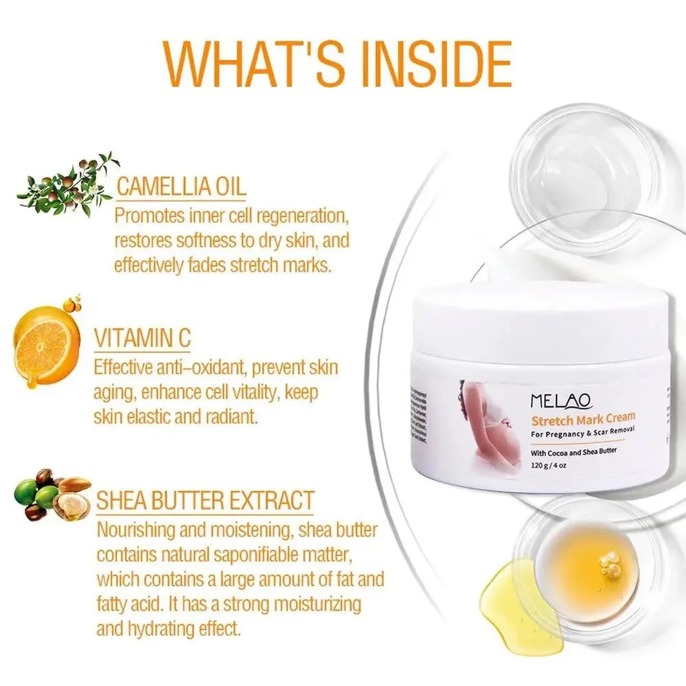 Picture of MELAO Scar Removal Cocoa & Shea Butter Stretch Mark Cream- 120g