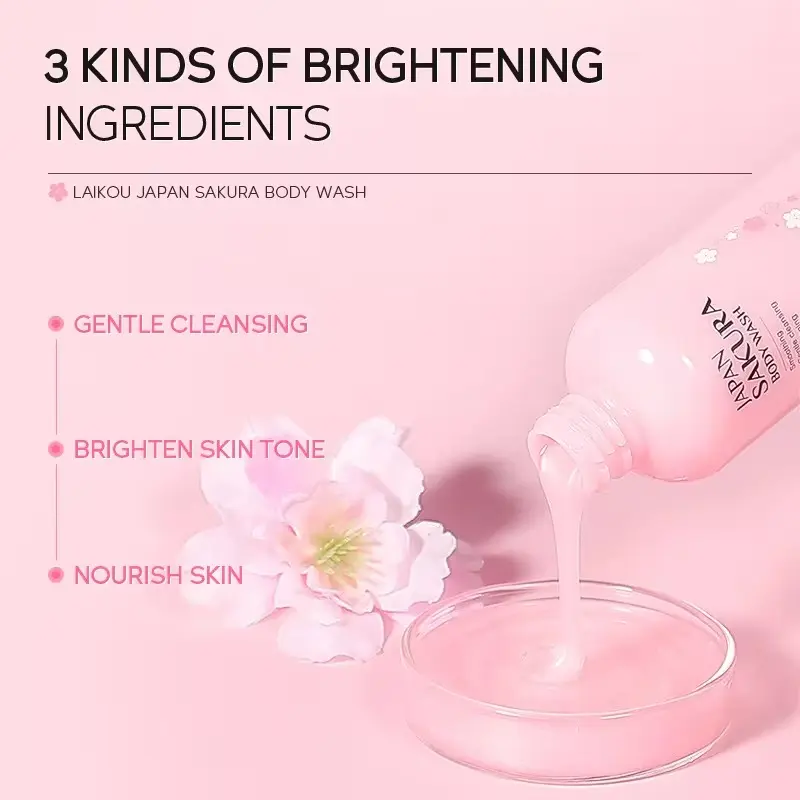 Picture of LAIKOU Japan Sakura gentle Cleansing Smoothing Body Wash- 100ml