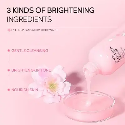 Picture of LAIKOU Japan Sakura gentle Cleansing Smoothing Body Wash- 100ml