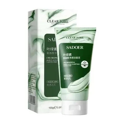 Picture of SADOER Clear Pores Chlorophyll Amino Acid Clarifying Cleans Mud- 100g