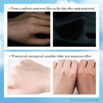 Picture of SADOER Sun Protection Whiten Sunscreen Serum SPF 60+ Lasting Anti Oxidation Nicotinamide Sunblock Serum- 50ml