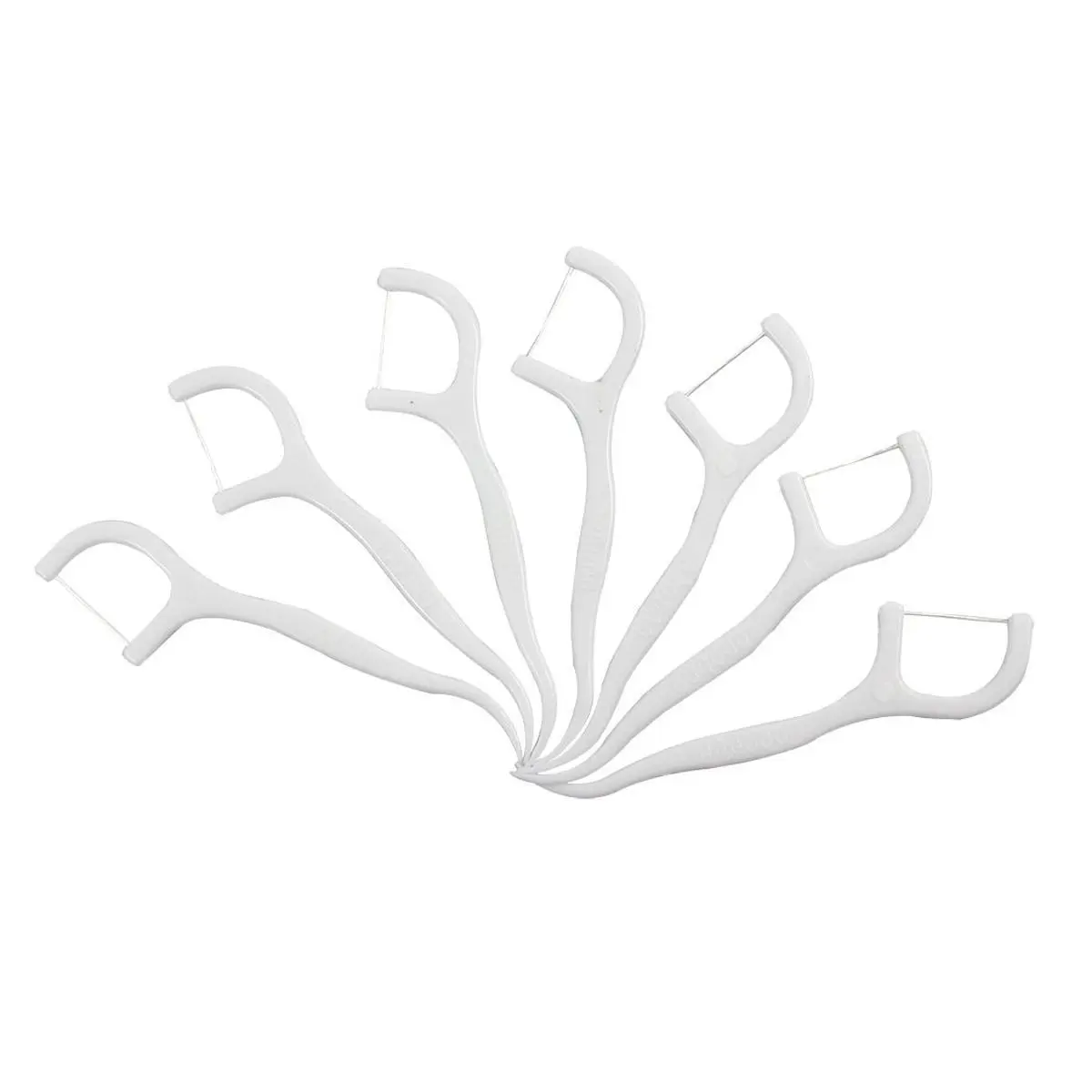 Picture of Dental Floss Pick Toothpick Interdental Cleaner Tooth Pick Flosser- 30 pcs