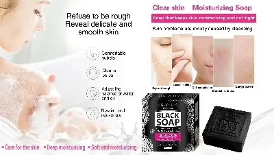 Picture of DR. DAVEY Deep Cleansing Whitning Complex Black Soap- 100g