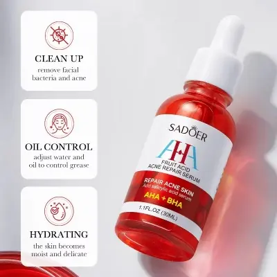 Picture of SADOER Fruit Acid AHA+BHA Acne Repair Serum- 30ml