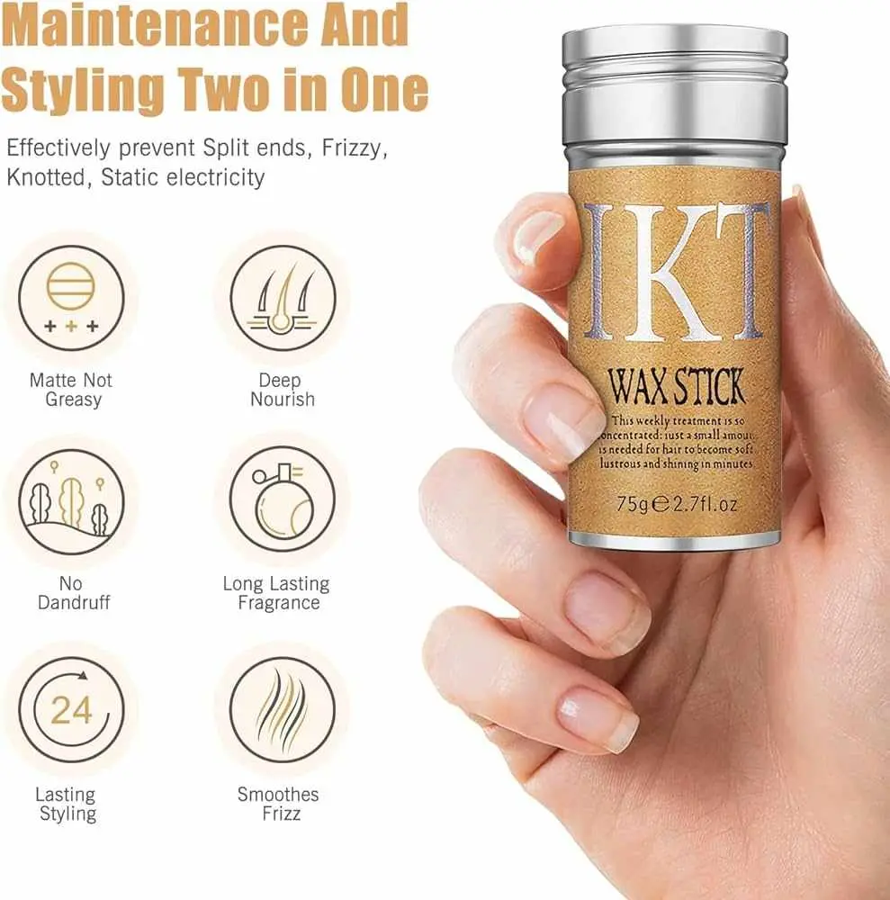 Picture of IKT Hair Wax Stick For setting Controlling & Soft Hair- 75gm